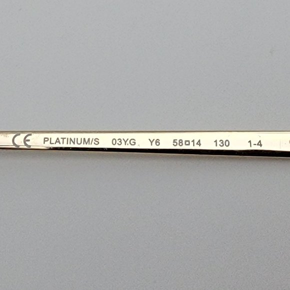 *SOLD* Juicy Couture Platinum/S 03YG Gold Frame Brown Gradient Lens Sunglasses - Picture 7 of 12